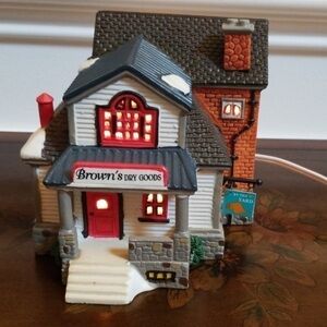 Lemax Plymouth Corners Brown's Dry Goods